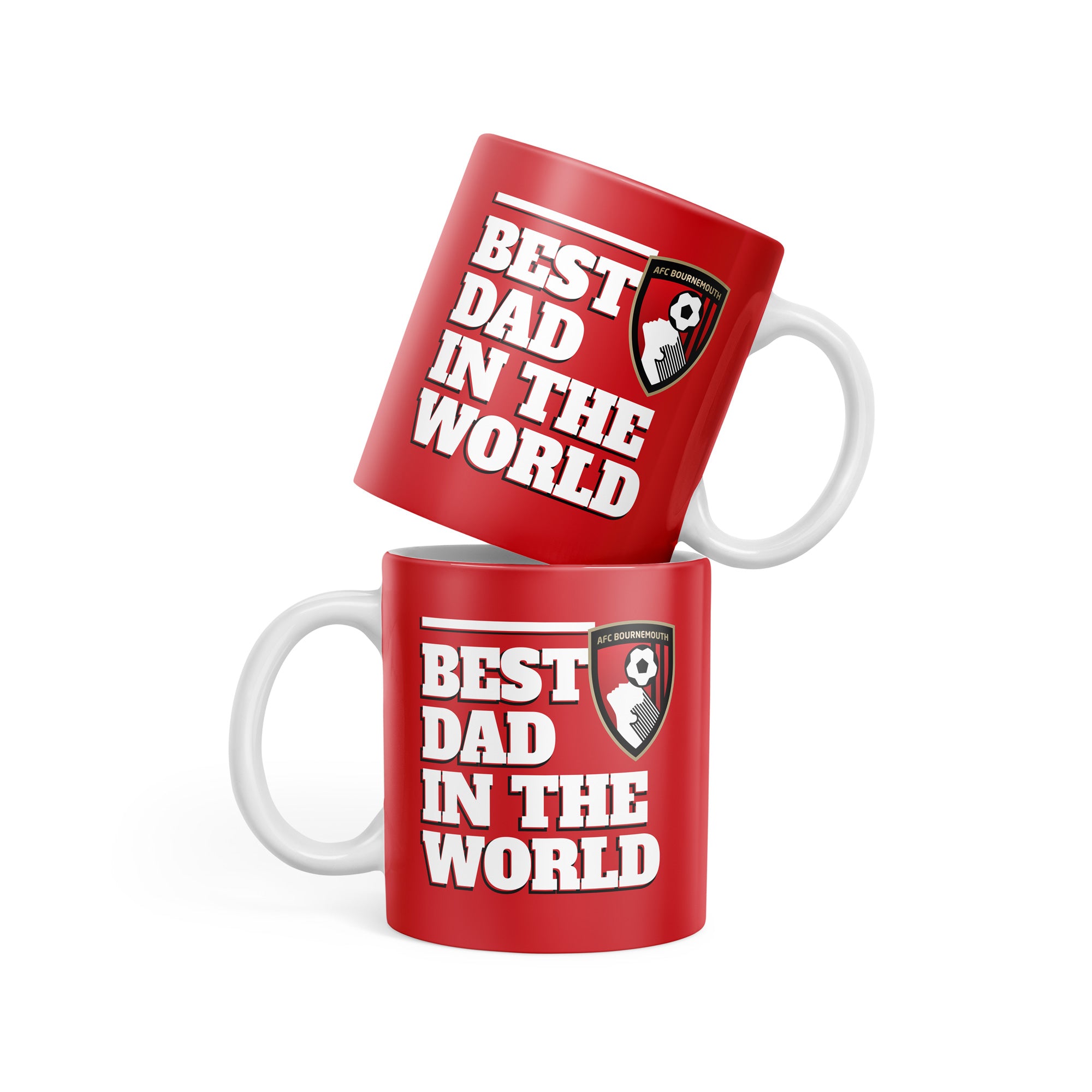 AFC Bournemouth Best Dad In The World 11oz Mug | The Terrace Store  The  Terrace Store