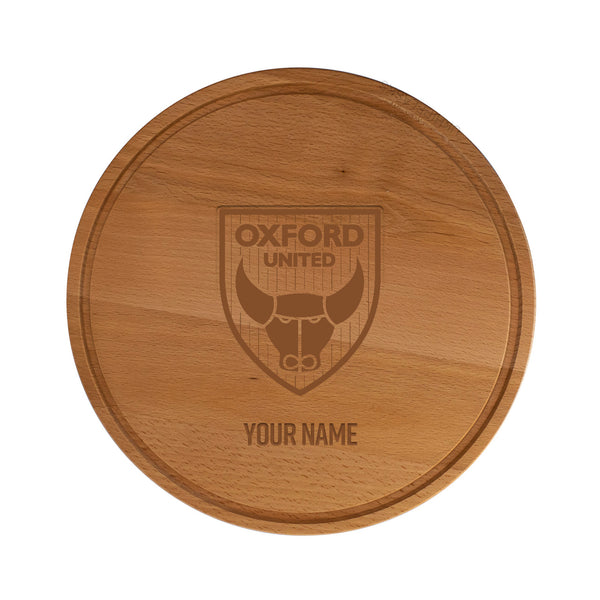 Oxford United Personalised Wooden Chopping Board