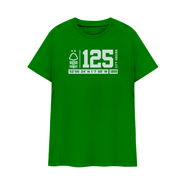 Nottingham Forest Green 125 Years T Shirt