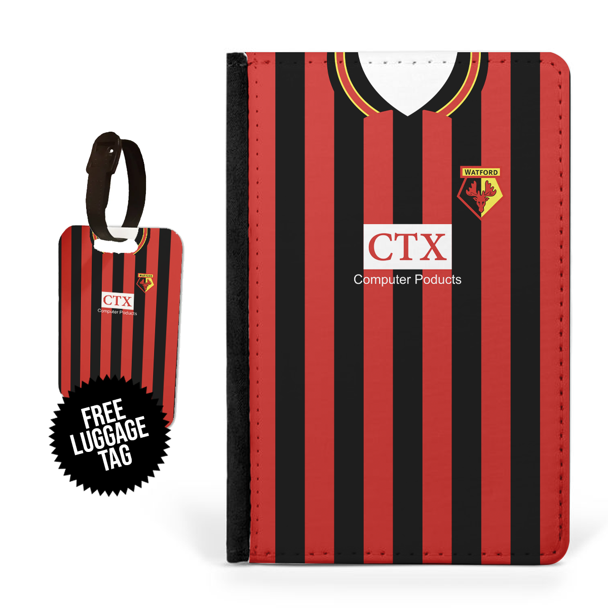 Watford 1999 Away Passport Case The Terrace Store