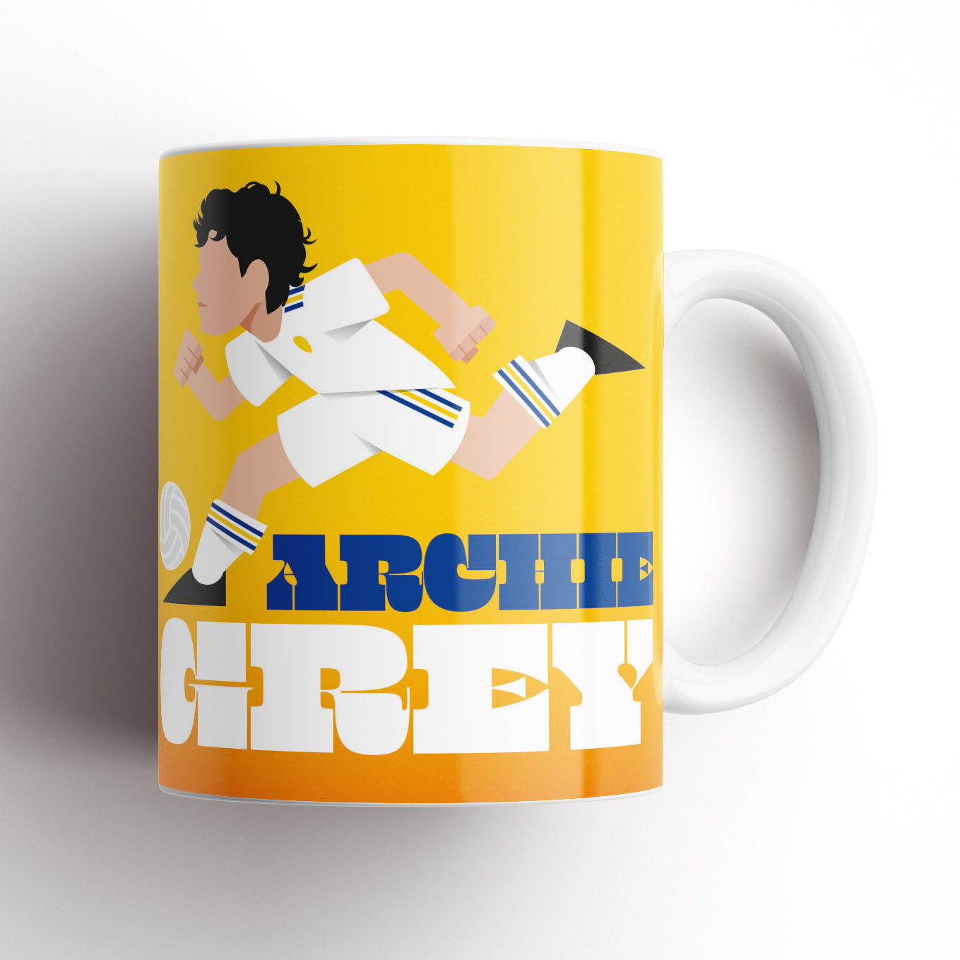 Archie Grey Illustrated Yellow Mug | The Terrace Store – The Terrace Store