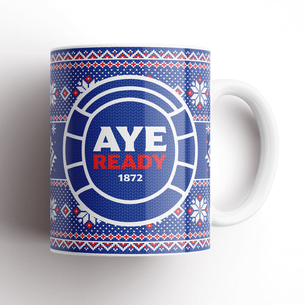 Rangers Xmas Knit Mug