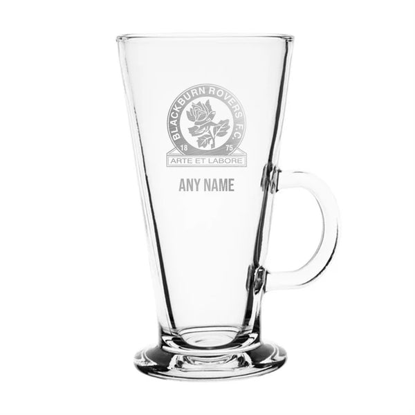 Blackburn Rovers Latte Glass *Customisable*