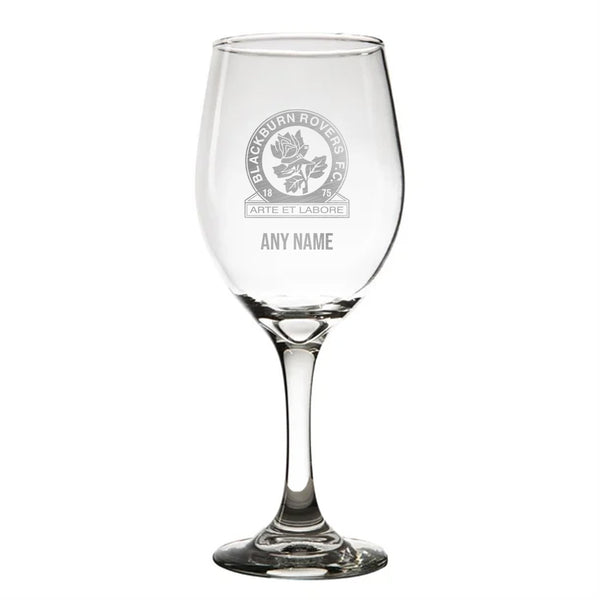 Blackburn Rovers 410ml Wine Glass *Customisable*