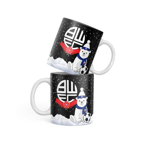 Bolton Wanderers Christmas Polar Bear Mug