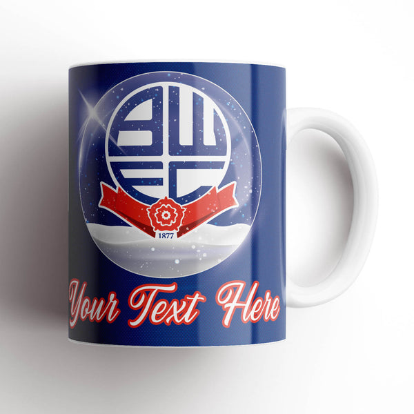 Bolton Wanderers Christmas Snowglobe Mug
