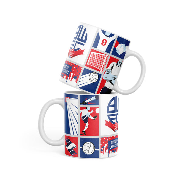 Bolton Wanderers Montage Mug