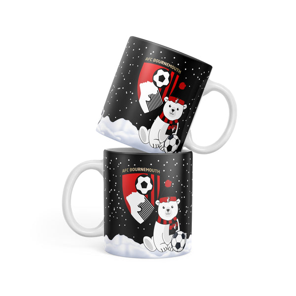 AFC Bournemouth Christmas Polar Bear Mug