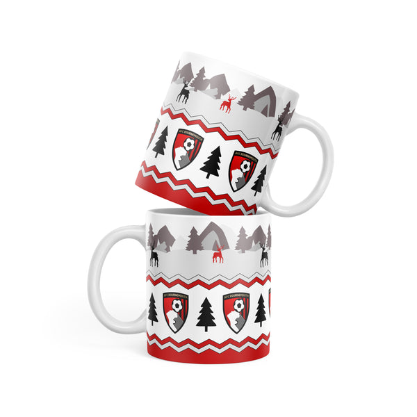 AFC Bournemouth Christmas Scene Mug