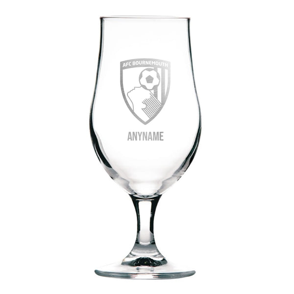 AFC Bournemouth 370ml Stemmed Beer Glass *Customisable*