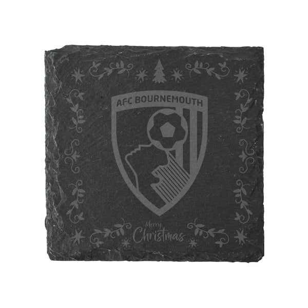 AFC Bournemouth Square Ornate Slate Coaster