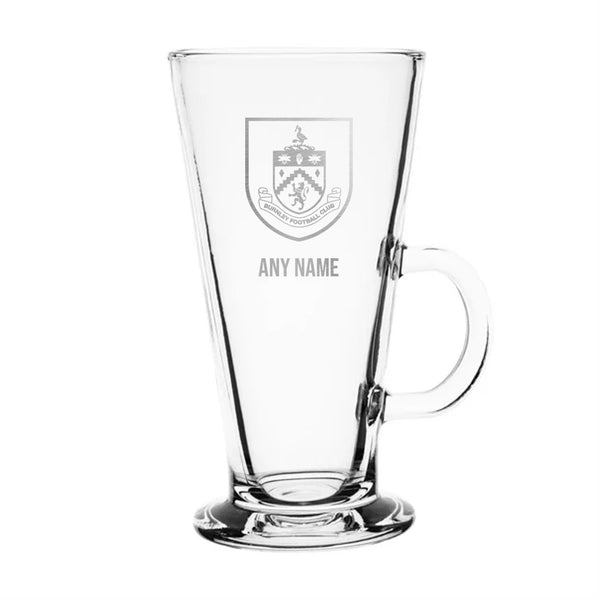 Burnley FC Latte Glass *Customisable*