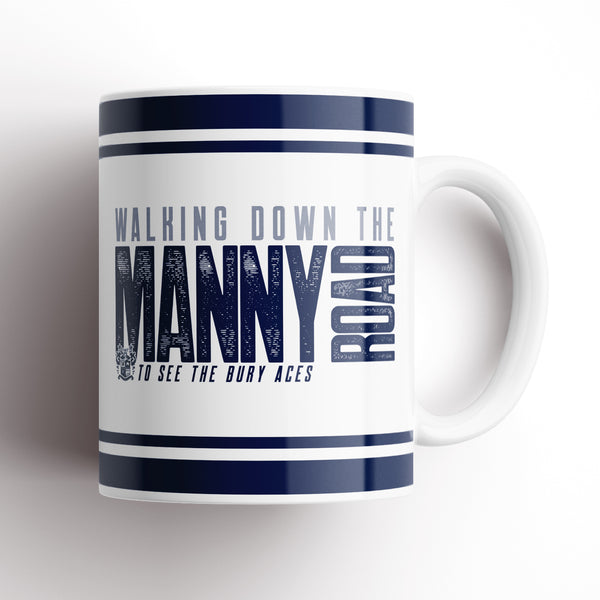 Bury FC Manny Road Mug