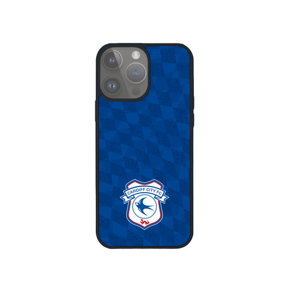 Cardiff City Checkered Phone Cover