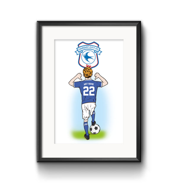 Cardiff City Future Star Custom Print - Male