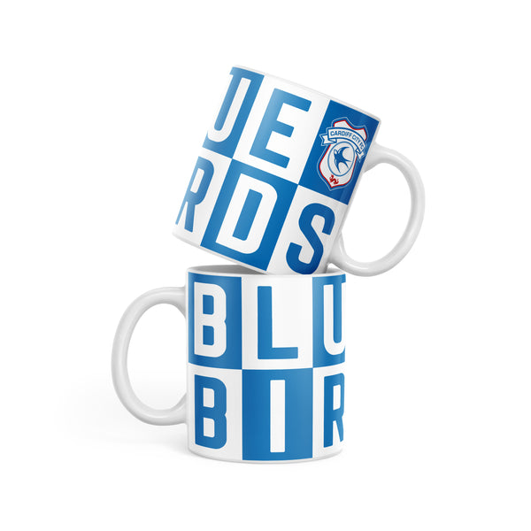 Cardiff City Lettering Mug