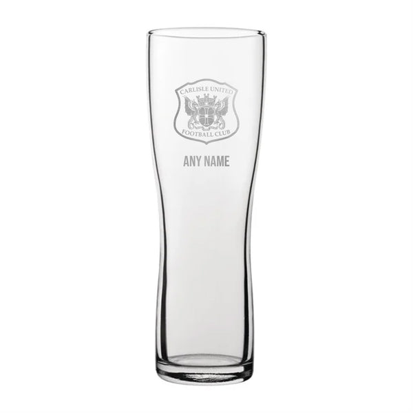 Carlisle United Aspen Pint Glass *Customisable*