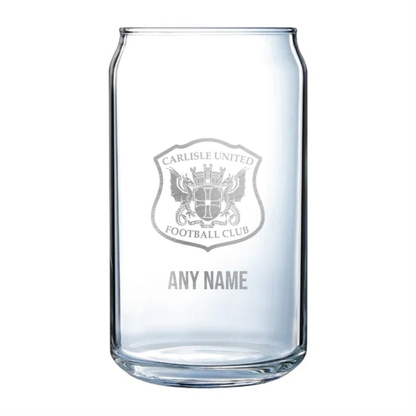 Carlisle United Can Glass *Customisable*