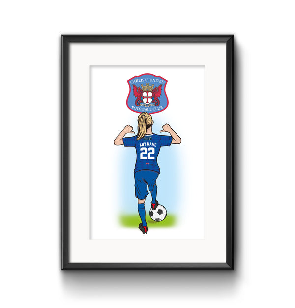 Carlisle United Future Star Custom Print - Female