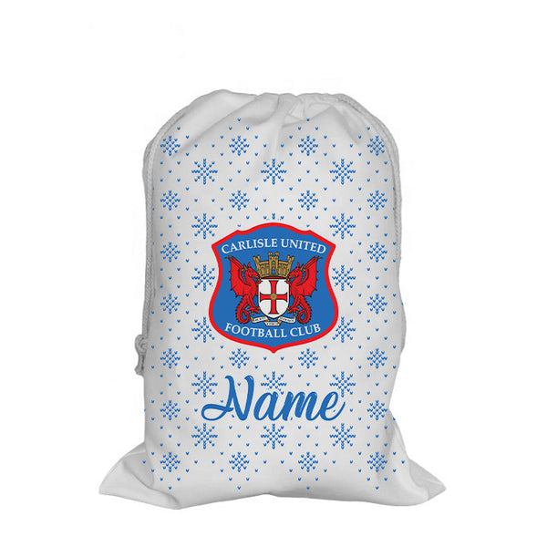 Carlisle United Christmas Sack - Personalised