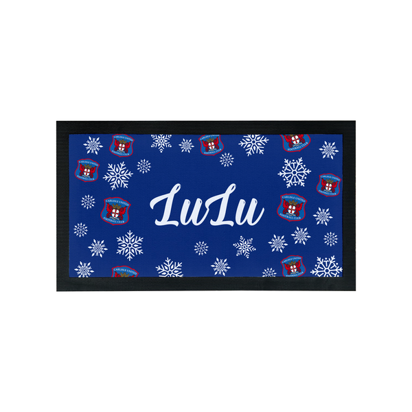 Carlisle United Xmas Pet Feeding Mat