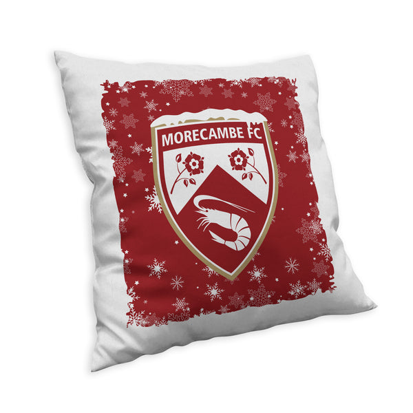 Morecambe Christmas Snow Cushion