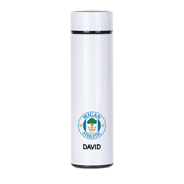 Wigan Athletic Personalised Thermos Flask