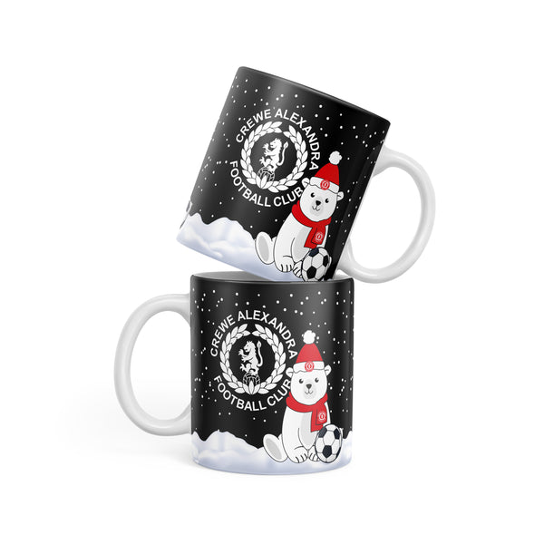 Crewe Alexandra Christmas Polar Bear Mug