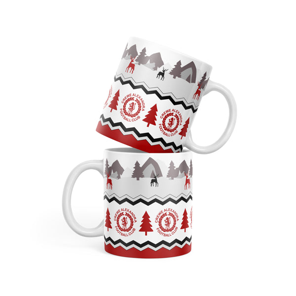Crewe Alexandra Christmas Scene Mug