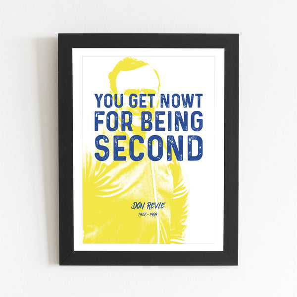 Don Revie Quote Print