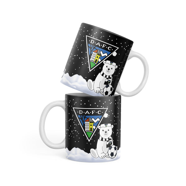 Dunfermline Athletic Christmas Polar Bear Mug