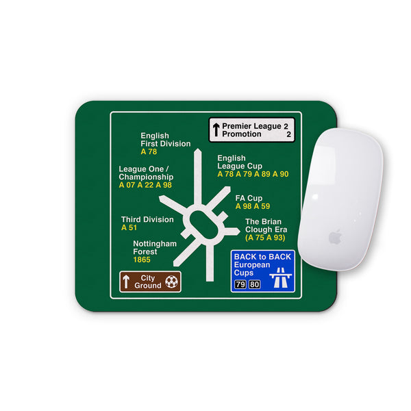 Nottingham Forest History Roundabout Mouse Mat