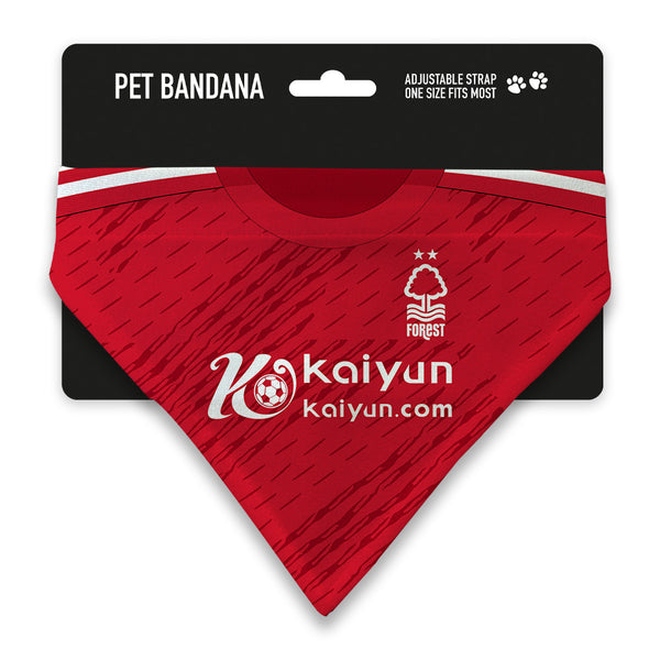 Nottingham Forest 24/25 Home Pet Bandana