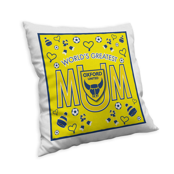 Oxford United Greatest Mum Cushion