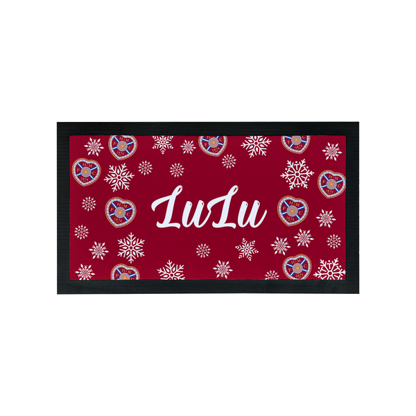 Heart of Midlothian Christmas Pet Feeding Mat