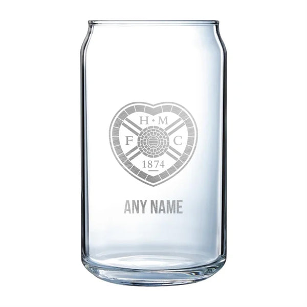 Heart of Midlothian Can Glass *Customisable*