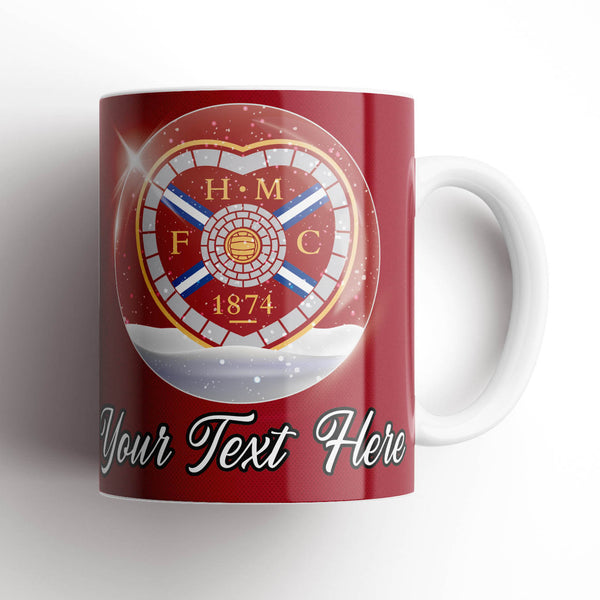 Heart of Midlothian Christmas Snowglobe Mug