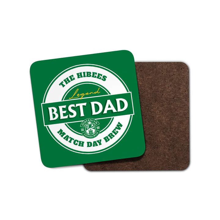 Hibernian Best Dad Match Day 11oz Mug & Coaster Set – The Terrace Store