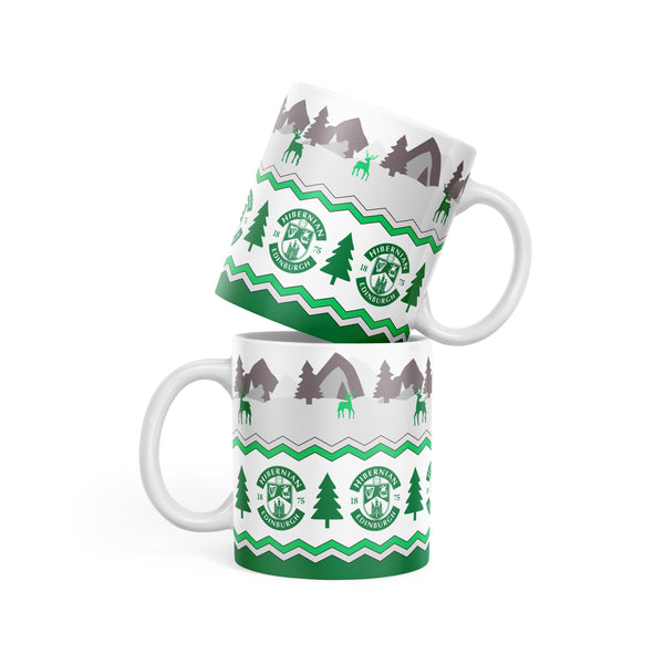 Hibernian Christmas Scene Mug