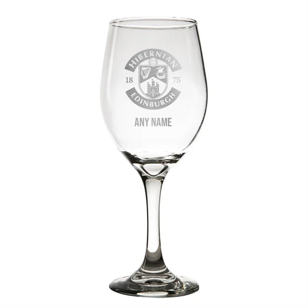 Hibernian 410ml Large Wine Glass *Customisable*