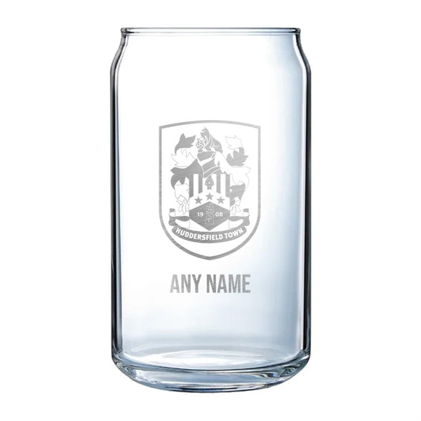 Huddersfield Town Can Glass *Customisable*