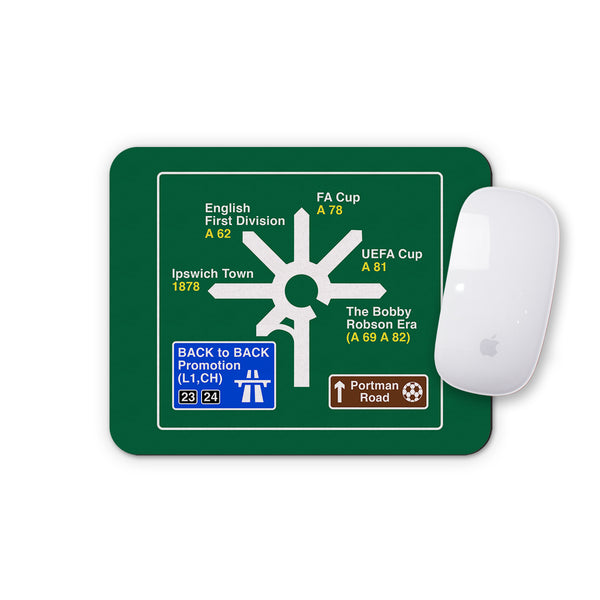 Ipswich Town History Roundabout Mouse Mat