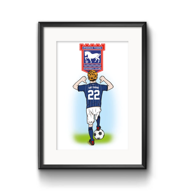 Ipswich Town Future Star Custom Print - Male