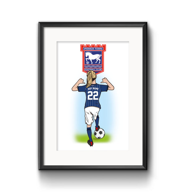 Ipswich Town Future Star Custom Print - Female