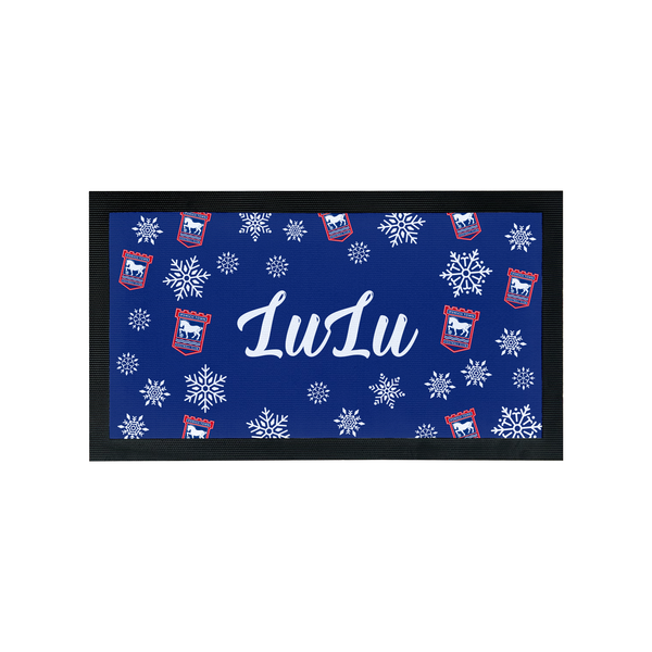 Ipswich Town Xmas Pet Feeding Mat