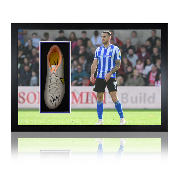 Sheffield Wednesday Signed Lee Gregory Boot Display