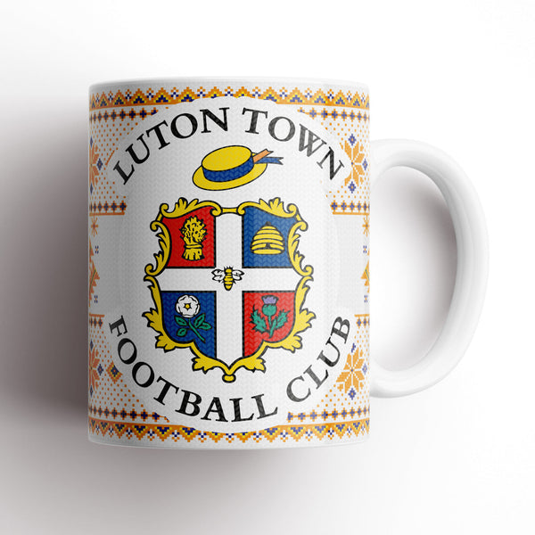 Luton Town Xmas Knitted Mug