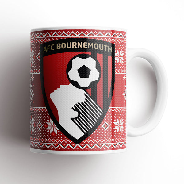 AFC Bournemouth Xmas Knitted Mug