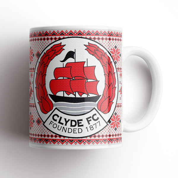 Clyde Xmas Knitted Mug