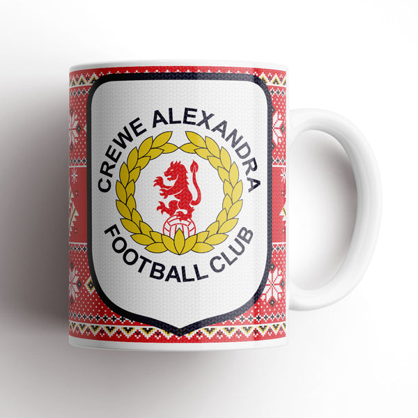 Crewe Alexandra Xmas Knitted Mug